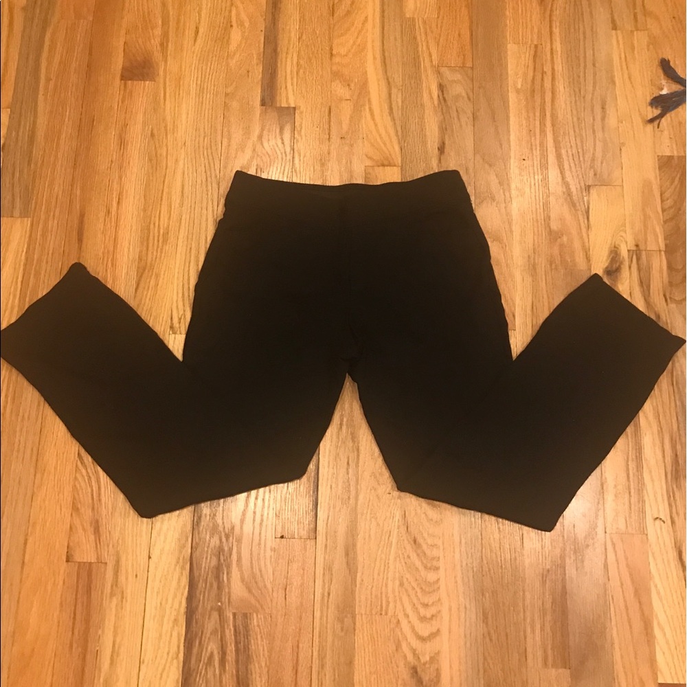 Stretchy straight leg dress pants